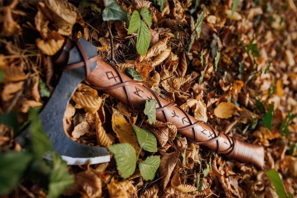 handmade carbon steel axe bush craft axe every day carry