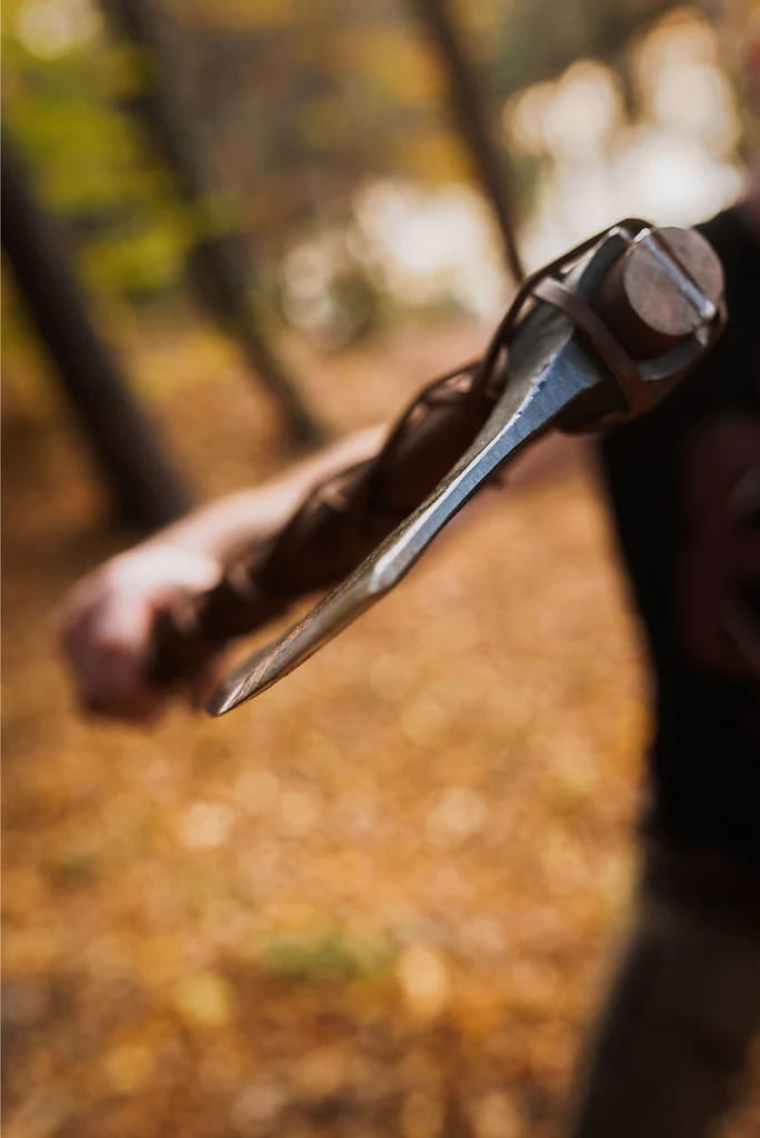handmade carbon steel axe bush craft axe every day carry